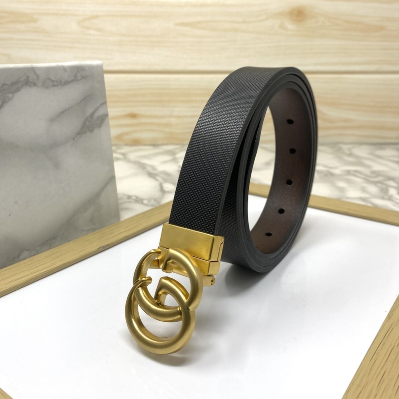 Classic Small GG Reversible Strap Belt –